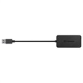 Transcend HUB2 USB 3.1 Gen 1 Hub - USB-A - Black