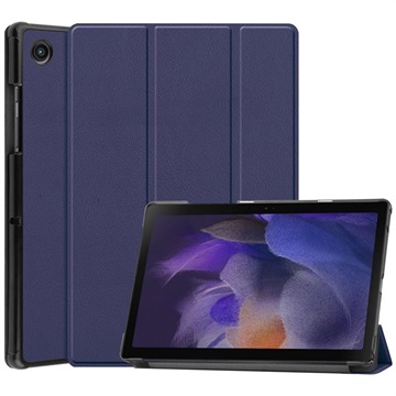 Tri-Fold Series Samsung Galaxy Tab A8 10.5 (2021) Folio Case - Dark Blue