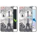 Tri-Fold Series iPad Mini (2019) Smart Folio Case - Eiffel Tower