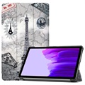 Tri-Fold Series Samsung Galaxy Tab A7 Lite Folio Case - Eiffel Tower