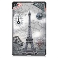 Tri-Fold Series Samsung Galaxy Tab S6 Lite 2020/2022Folio Case - Eiffel Tower