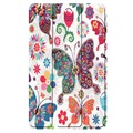 Tri-Fold Series Lenovo Tab M7 Folio Case - Butterflies / Flowers