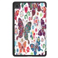 Tri-Fold Series Lenovo Tab M7 Folio Case - Butterflies / Flowers