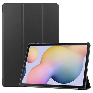 Tri-Fold Series Samsung Galaxy Tab S7+/S8+ Folio Case - Black