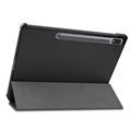 Tri-Fold Series Samsung Galaxy Tab S7+/S8+ Folio Case - Black