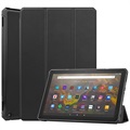 Tri-Fold Series Amazon Fire HD 10 (2021) Smart Folio Case - Black