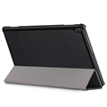 Tri-Fold Series Lenovo Tab M10 Smart Folio Case - Black