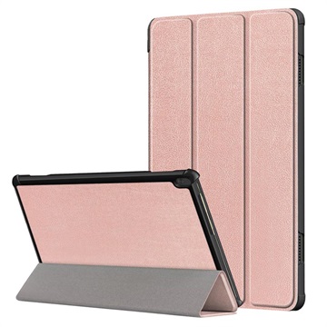 Tri-Fold Series Lenovo Tab M10 Smart Folio Case - Rose Gold