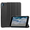 Tri-Fold Series Nokia T10 Smart Folio Case - Black
