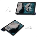 Tri-Fold Series Nokia T20 Smart Folio Case - Blue