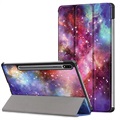 Tri-Fold Series Samsung Galaxy Tab S7/S8 Smart Folio Case - Galaxy