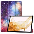 Tri-Fold Series Samsung Galaxy Tab S8+ Smart Folio Case - Galaxy