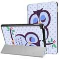 iPad 9.7 2017/2018 Tri-fold Smart Folio Case - Owl