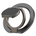 Triple Folding MagSafe Ring with Stand for Phone - Black