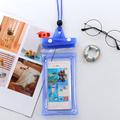 Triple Seal Universal Smartphone Waterproof Case - 7.2" - Blue