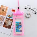 Triple Seal Universal Smartphone Waterproof Case - 7.2" - Pink