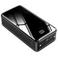 Triple USB Fast Power Bank 50000mAh - PD 18W - Black