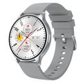 U23 Ultra-Slim AMOLED Unisex Smartwatch with 100+ Sports Modes - Silver