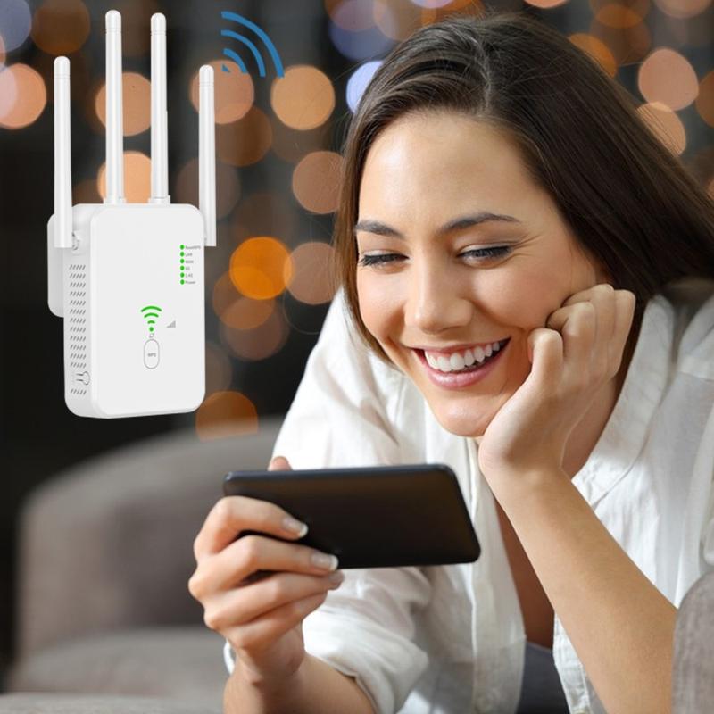 UNT-10 Dual-Band WiFi Booster / Router 1200Mbps - EU Plug - White