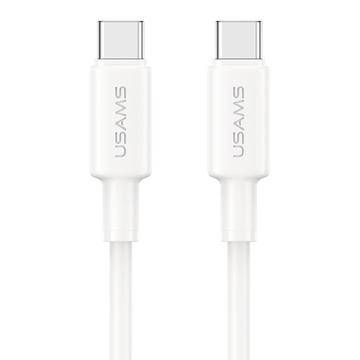 USAMS U90 SJ763 1m Type-C Data Transfer / Fast Charging Cable - 60W - White