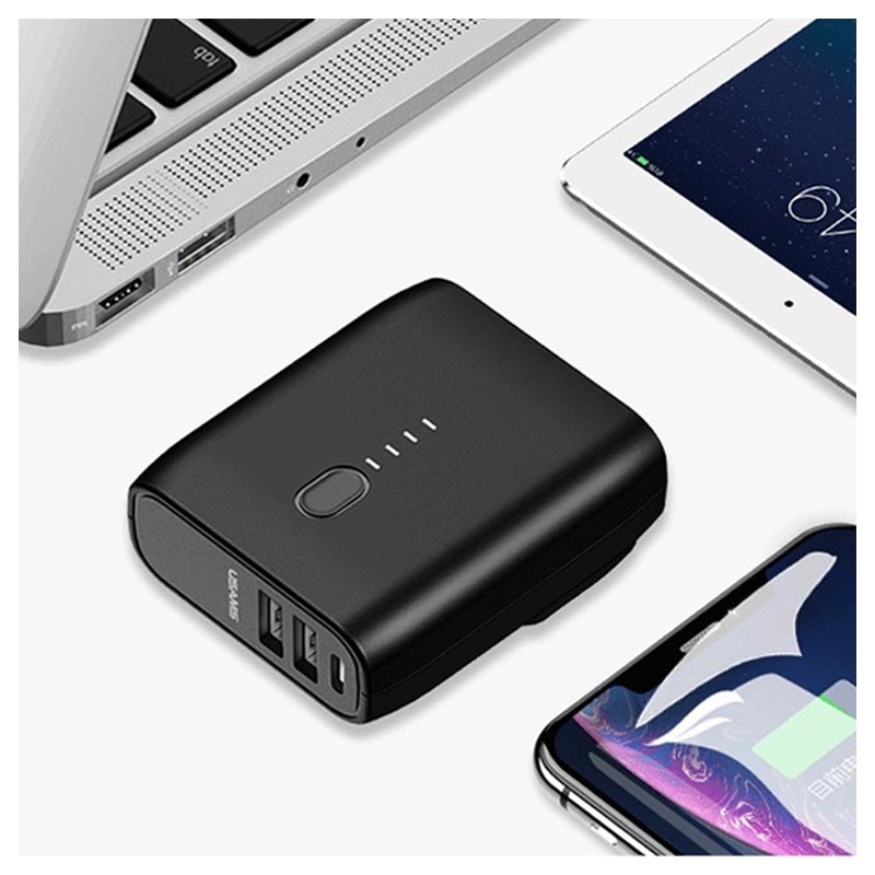 Usams USCD71 2in1 Power Bank And Wall Charger 5000mAh