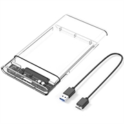 USB 3.0 2.5" SATA HDD/SSD Enclosure - Transparent