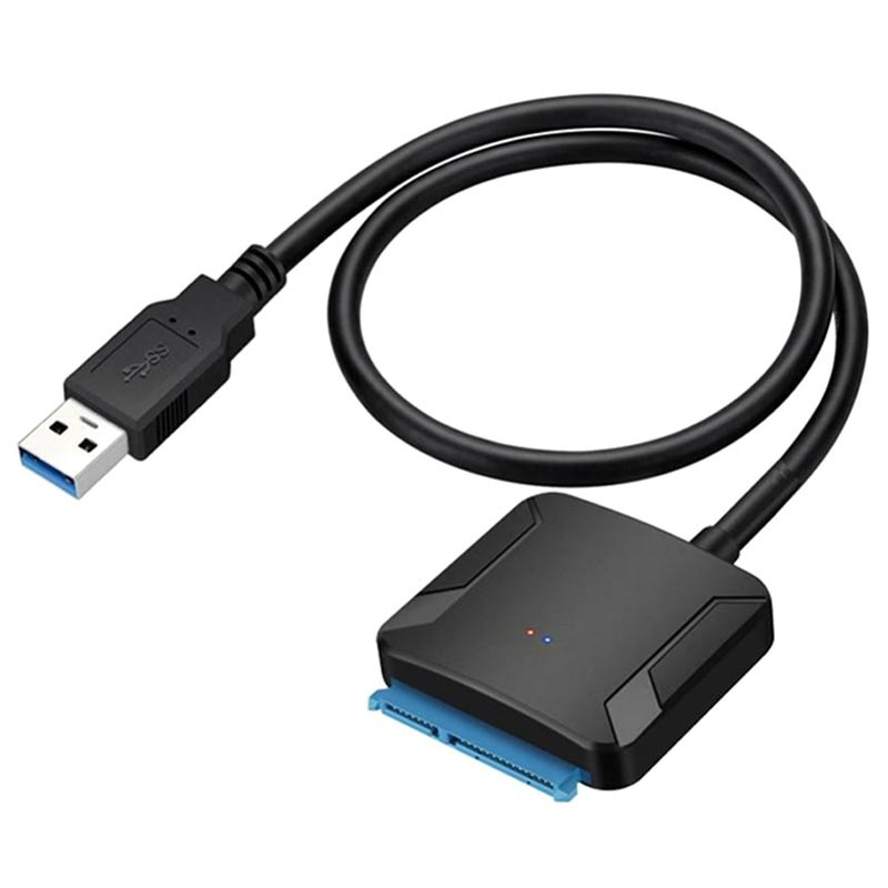 Implacable monte Vesubio Margaret Mitchell USB 3.0 / SATA Hard Drive Cable Adapter - Black
