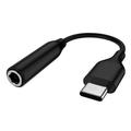 USB-C / 3.5 mm Audio Adapter - Audio & Call Support - Black