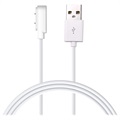 USB Charging Cable for Smartwatch Forever Look Me KW-500 - White