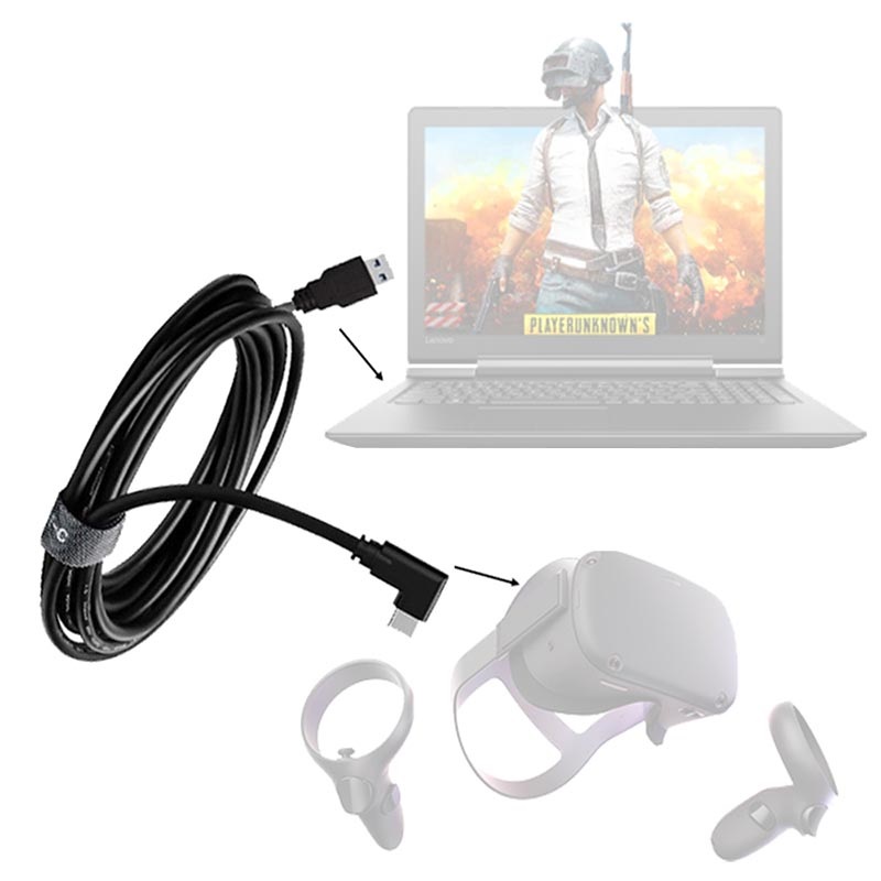 USB 3.1 to Type C VR Link Cable for Oculus Quest2 VR