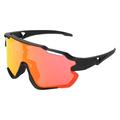 UY066 Polarized Sports Sunglasses for Cycling, Running, Hiking - Black / Red