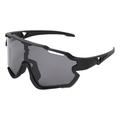 UY066 Polarized Sports Sunglasses for Cycling, Running, Hiking - Black