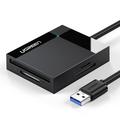 Ugreen 4-in-1 USB 3.0 Memory Card Reader - SD/CF/microSD/MS - Black
