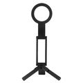 Ultra-Thin Magnetic Phone Holder / Foldable Tripod - Black