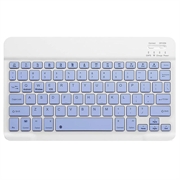 Ultra-Thin Quiet Bluetooth Keyboard for PC, Tablet, iPad, Phone, TV - Purple