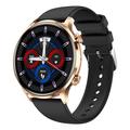 Unisex Sports Smartwatch MX40 - 1.39" - Black / Gold
