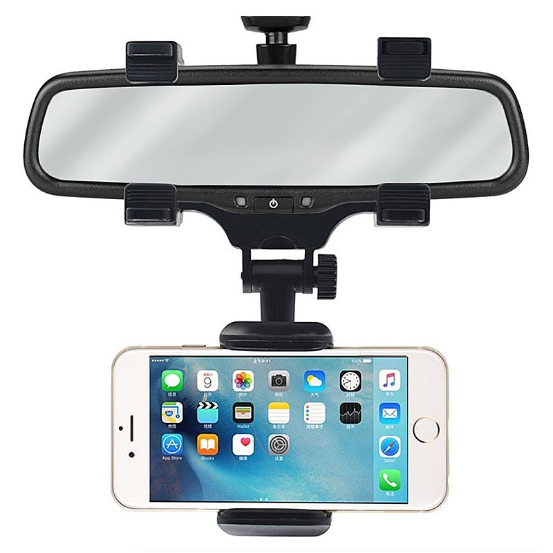 rear view mirror phone mount