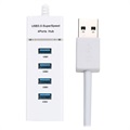 Universal 4-Port SuperSpeed USB 3.0 Hub - White