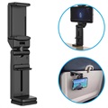 Universal Adjustable Air Travel Phone Holder - 5.5-9.5cm - Black