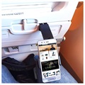 Universal Adjustable Air Travel Phone Holder - 5.5-9.5cm - Black