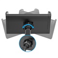 Universal Adjustable Headrest Car Holder - 12-19cm - Black