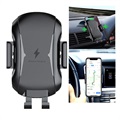 Universal Air Vent Car Holder / Qi Wireless Charger - Black