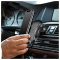Universal Air Vent Car Holder / Qi Wireless Charger - Black