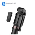 Universal 3-in-1 Bluetooth Selfie Stick & Tripod - Black