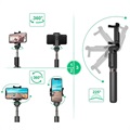 Universal 3-in-1 Bluetooth Selfie Stick & Tripod - Black