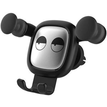 Universal Cartoon Style Air Vent Car Holder - Black