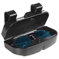Universal Clip-On Sunglasses Car Holder - Black