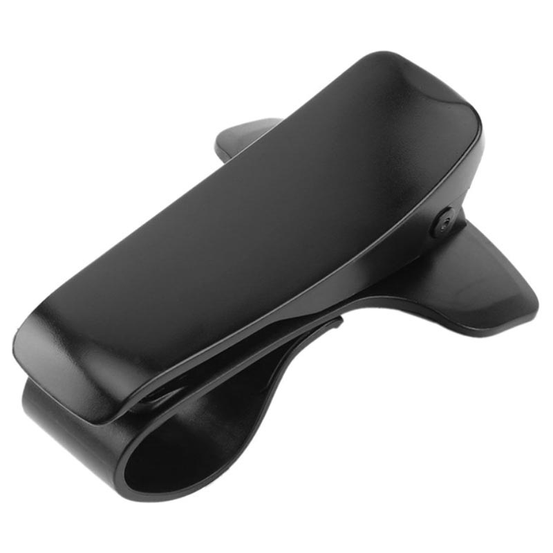 Universal Dash Mount Car Holder with Clamp Black
