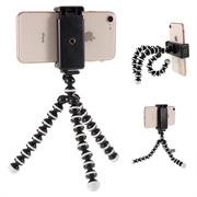 Universal Flexible Smartphone Tripod Stand - 60-85mm - Black