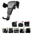 Universal Gravity Air Vent Car Holder - Black